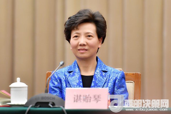 全國人大代表、貴州省委副書記、省長諶貽琴發(fā)言