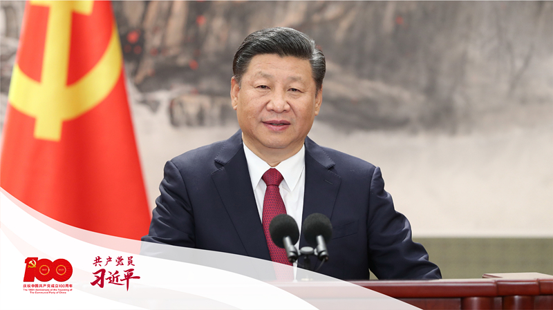 2017年10月25日，習(xí)近平等十九屆中共中央政治局常委同中外記者見面。這是習(xí)近平發(fā)表重要講話。